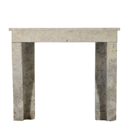 Small French Rustic Fireplace Mantle