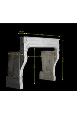 French Delicate Country Chique Fireplace Surround