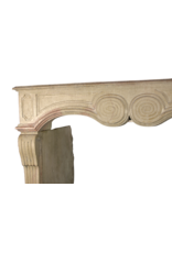 Maison Leon Van den Bogaert French Chic Stone Antique Fireplace Surround