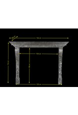 Fine Timeless Fossil Stone Fireplace Surround