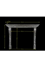 Maison Leon Van den Bogaert Fine atemporal Fósil chimenea de piedra surround