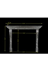 Fine Timeless Fossil Stone Fireplace Surround