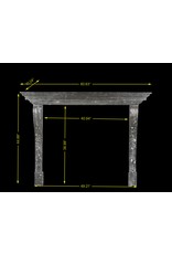 Maison Leon Van den Bogaert Fine atemporal Fósil chimenea de piedra surround