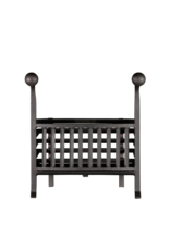 Coal And Wood Basket In Wrought Iron