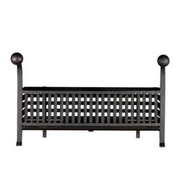 Maison Leon Van den Bogaert Grand Coal And Wood Basket In Wrought Iron