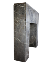 Belgian Art Deco Marble Fireplace