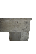 French Rustic Limestone 3 Element Fireplace Mantle