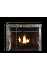 Timeless Fossil Stone Fireplace Surround