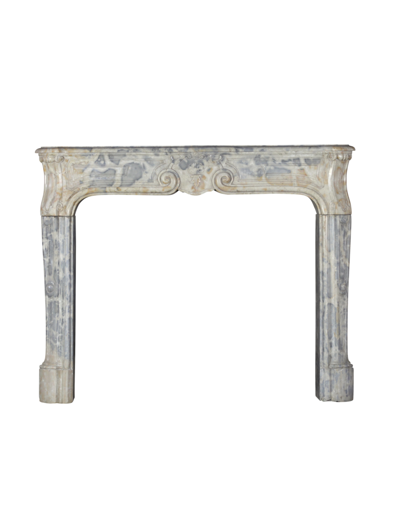 Fine French Antique Marble Stone Fireplace Surround