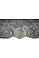 Feines Französisch Antike Marmor Stein Kaminmaske