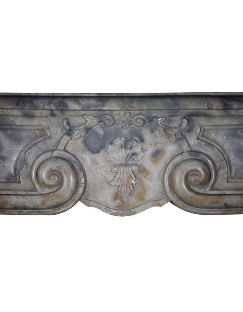 Fine French Antique Marble Stone Fireplace Surround