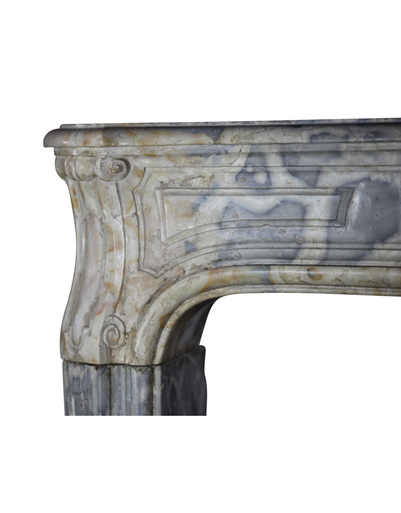 Fine French Antique Marble Stone Fireplace Surround