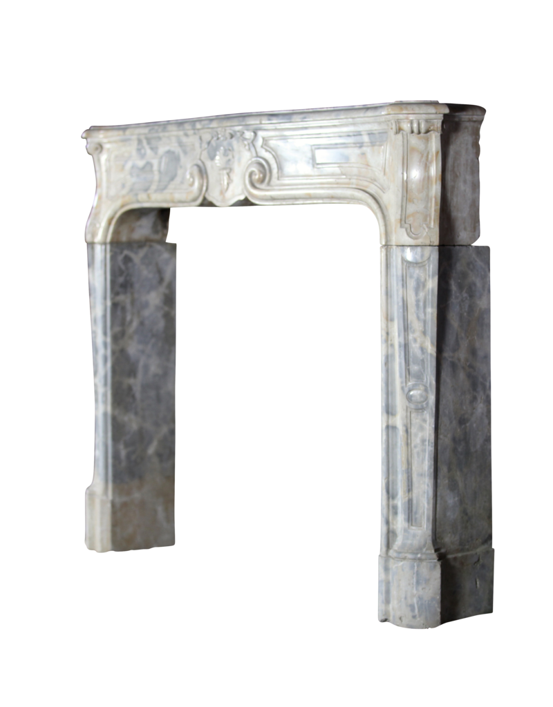 Fine French Antique Marble Stone Fireplace Surround