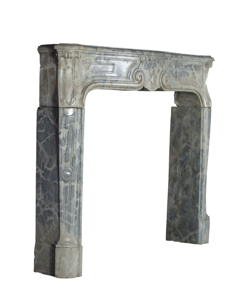 Fine French Antique Marble Stone Fireplace Surround