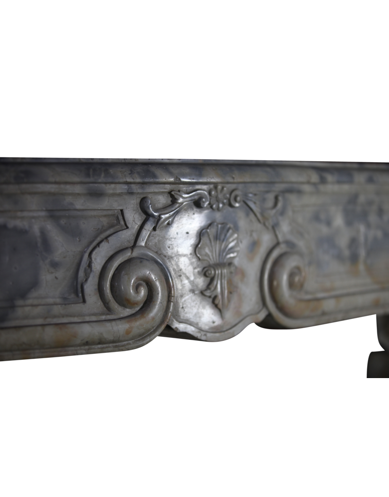 Fine French Antique Marble Stone Fireplace Surround