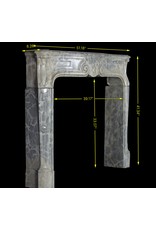 Fine French Antique Marble Stone Fireplace Surround