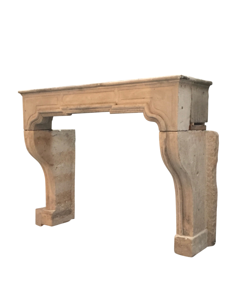 Classic French Limestone Fireplace Surround