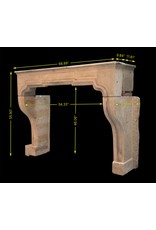 Classic French Limestone Fireplace Surround