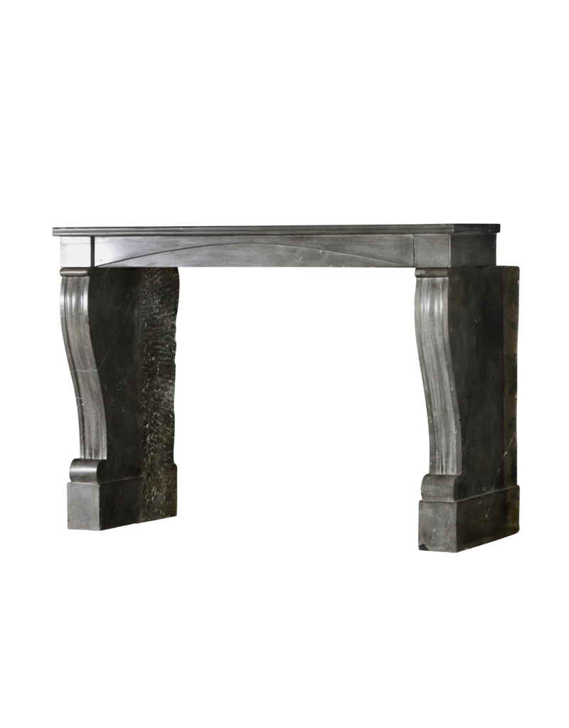 Maison Leon Van den Bogaert Timeless Chique French Stone Fireplace Surround