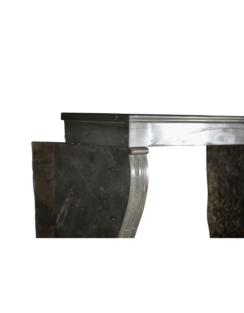 Maison Leon Van den Bogaert Timeless Chique French Stone Fireplace Surround