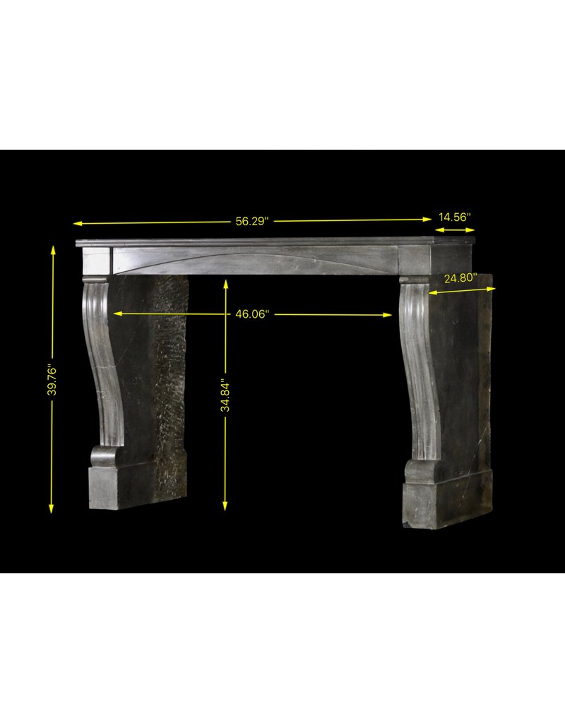 Maison Leon Van den Bogaert Timeless Chique French Stone Fireplace Surround