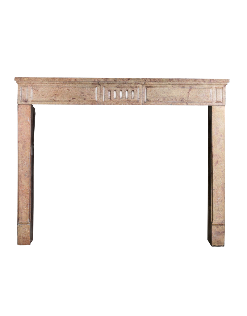 Classic French Louis XVI Period Stone Fireplace Surround