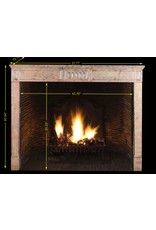 Maison Leon Van den Bogaert Klassisches französisch Louis XVI zeitraum Stein Kaminmaske