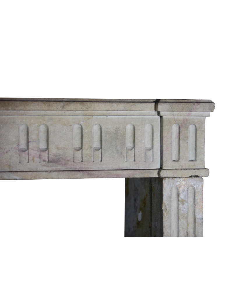 Classic French Hard Stone Fireplace Surround