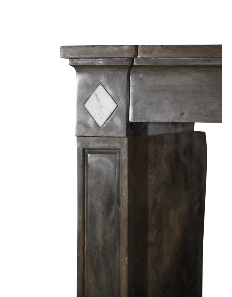 Maison Leon Van den Bogaert Klassische französisch zweifarbig Hartsteinkamin surround