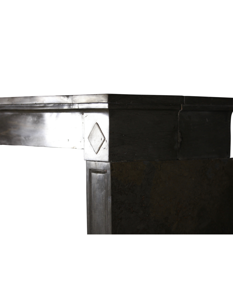 Maison Leon Van den Bogaert Klassische französisch zweifarbig Hartsteinkamin surround