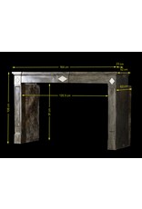Maison Leon Van den Bogaert Klassische französisch zweifarbig Hartsteinkamin surround