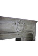 Small French Limestone Fireplace Surround