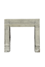 French Rustic Limestone Fireplace Surround