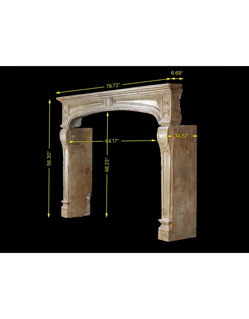 Grand French Vintage Fireplace Surround