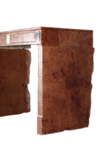 Maison Leon Van den Bogaert Chic French Directoire Style Stone Fireplace Surround