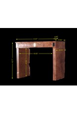 Maison Leon Van den Bogaert Chic French Directoire Style Stone Fireplace Surround