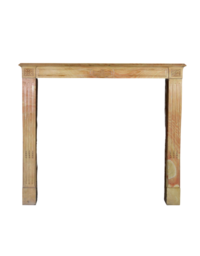 French Bicolor Reclaimed Fireplace Surround