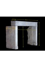 18Th Century French Fireplace Surround In Hard Stone