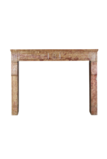 Maison Leon Van den Bogaert Chic French Antique Stone Fireplace Surround