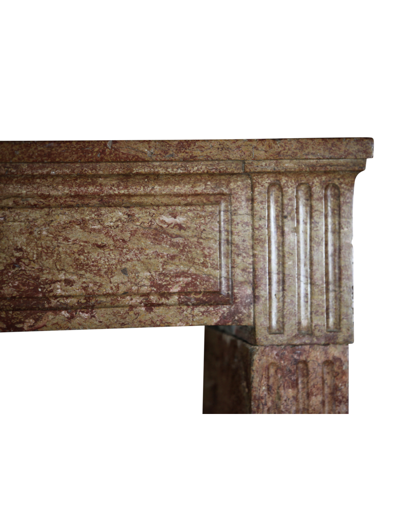 Chique French Antique Stone Fireplace Surround