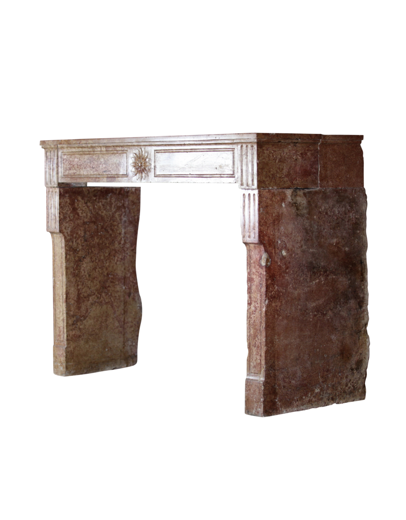 Chique French Antique Stone Fireplace Surround