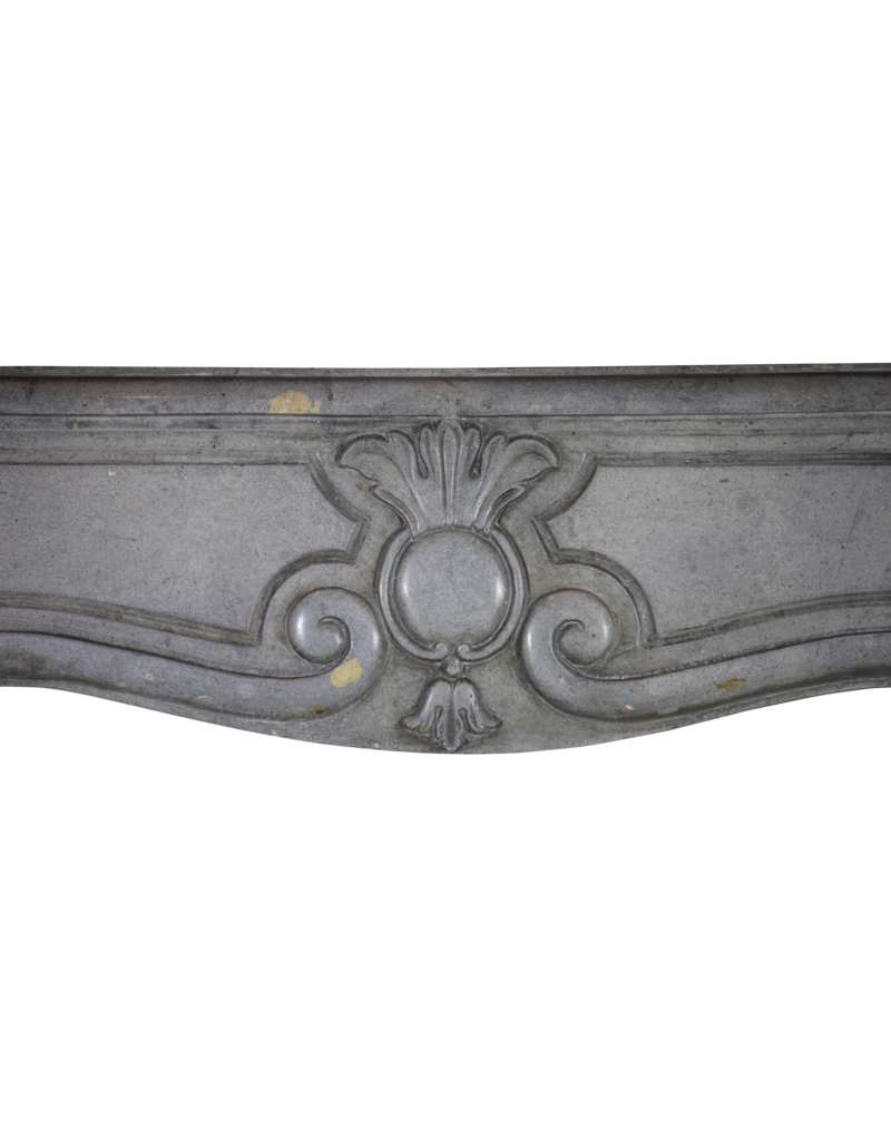 Maison Leon Van den Bogaert French Bicolor Hard Stone Fireplace Surround