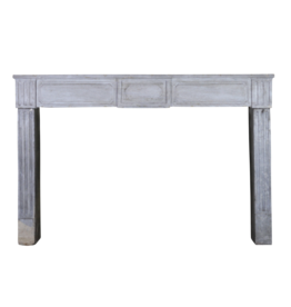 Classic French Bicolor Vintage Fireplace Surround
