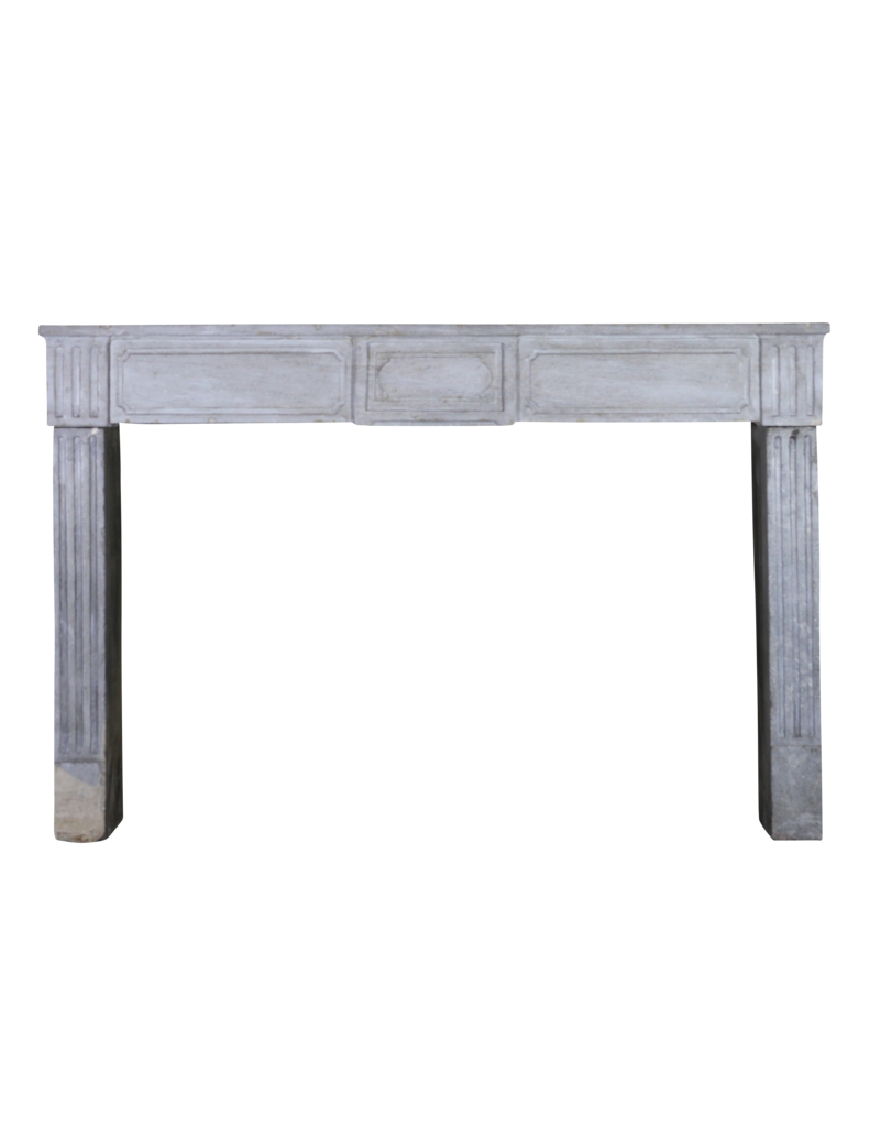 Classic French Bicolor Vintage Fireplace Surround