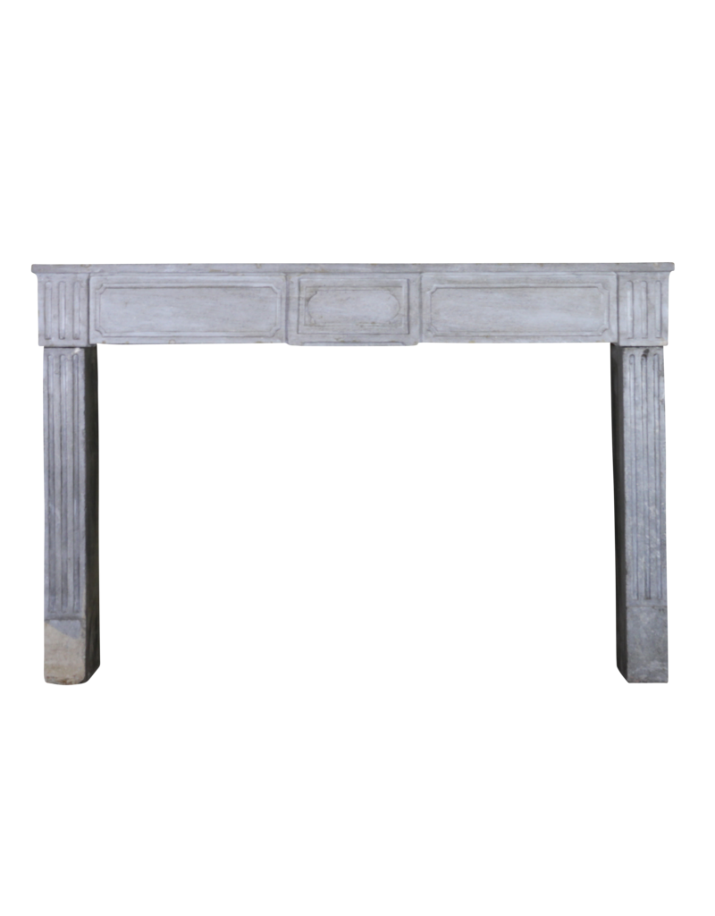 Maison Leon Van den Bogaert Classic French Bicolor Vintage Fireplace Surround