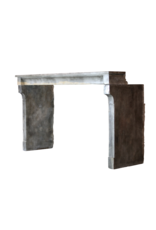 Maison Leon Van den Bogaert Marco de chimenea francés extra ancho de piedra dura bicolor