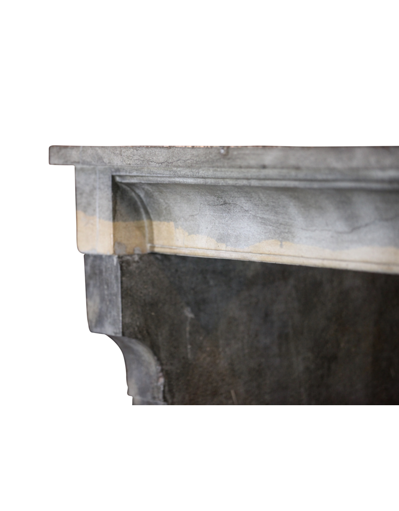 Maison Leon Van den Bogaert Marco de chimenea francés extra ancho de piedra dura bicolor
