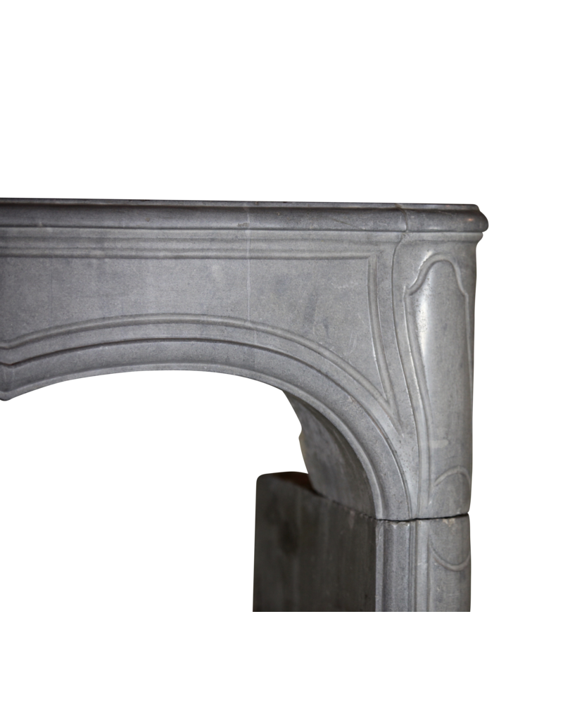 French Bicolor Hard Stone Fireplace Surround