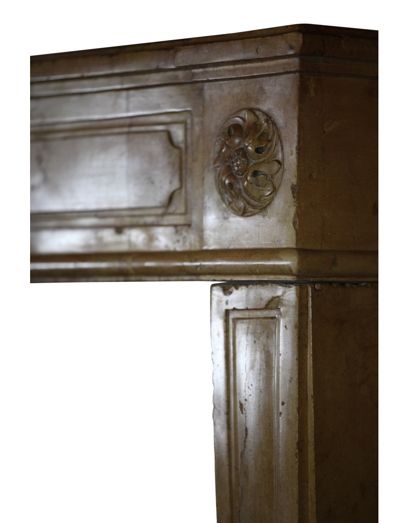 Maison Leon Van den Bogaert Elegante antike französische Kaminumrandung