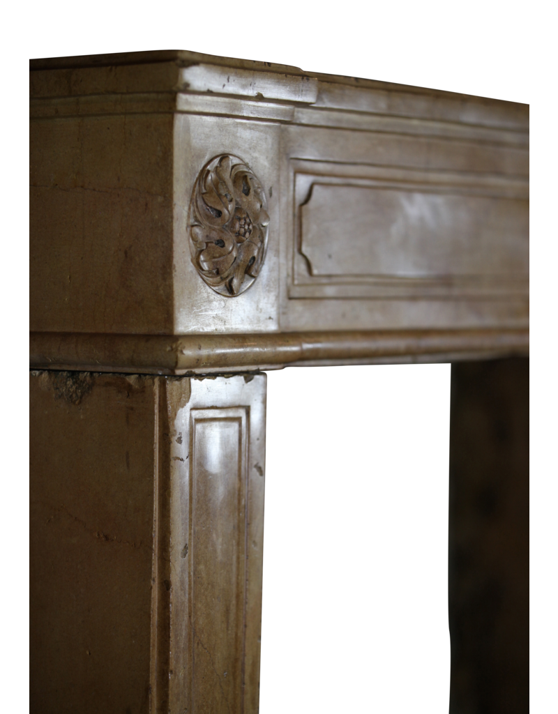 Maison Leon Van den Bogaert Elegante antike französische Kaminumrandung